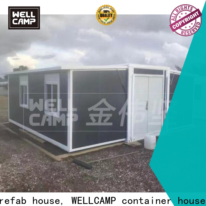 WELLCAMP, WELLCAMP prefab house, WELLCAMP container house fast install container house manufacturer for living