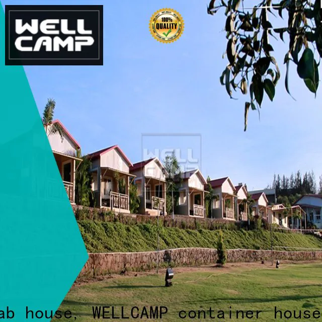 WELLCAMP, WELLCAMP prefab house, WELLCAMP container house sandwich modular house china standard building for restaurant