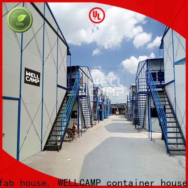 WELLCAMP, WELLCAMP prefab house, WELLCAMP container house movable prefab guest house home for labour camp