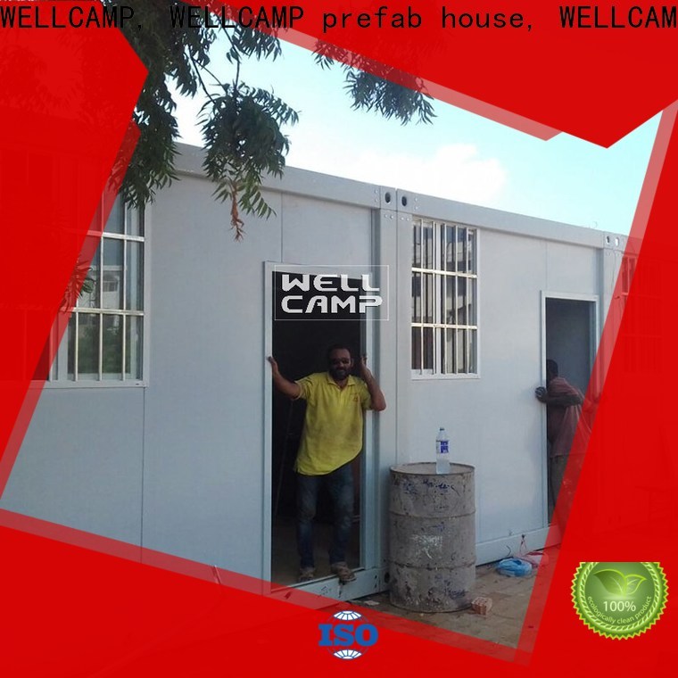 WELLCAMP, WELLCAMP prefab house, WELLCAMP container house steel container houses supplier for living