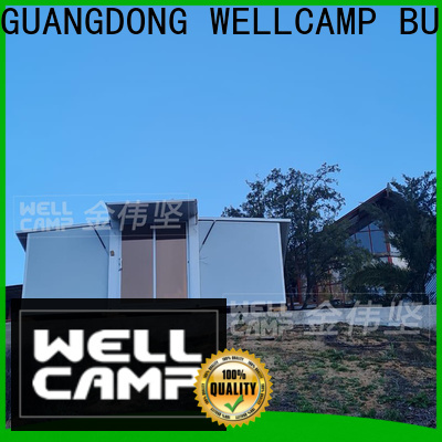 WELLCAMP, WELLCAMP prefab house, WELLCAMP container house expandable container house with two bedroom for dormitory