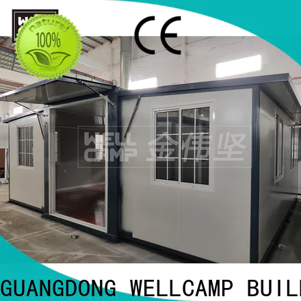 WELLCAMP, WELLCAMP prefab house, WELLCAMP container house standard container shelter with two bedroom for dormitory