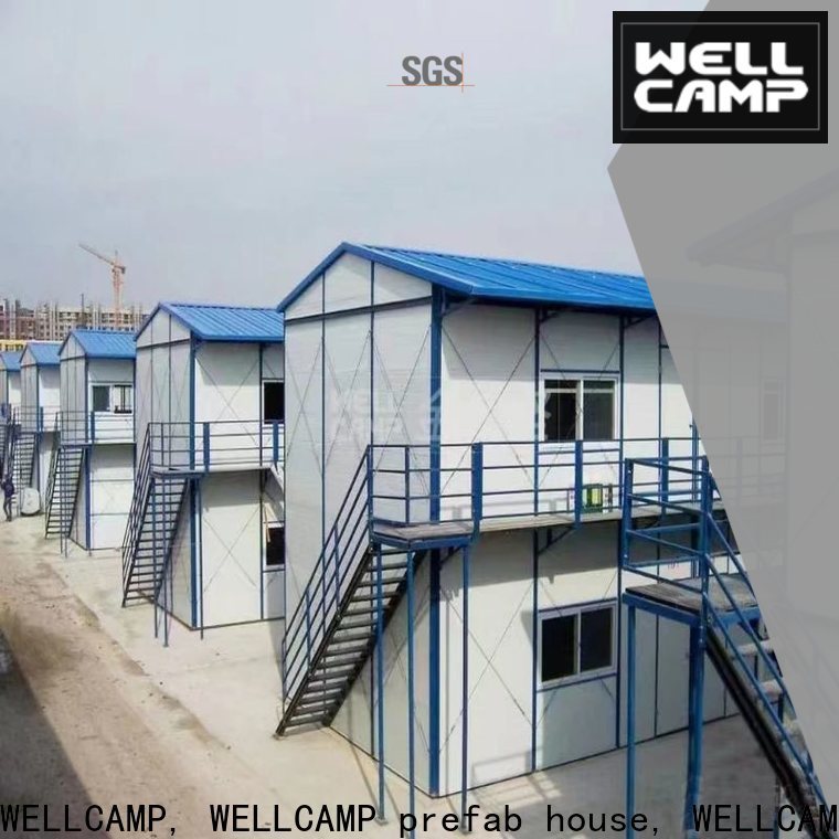 WELLCAMP, WELLCAMP prefab house, WELLCAMP container house prefabricated concrete houses on seaside for labour camp