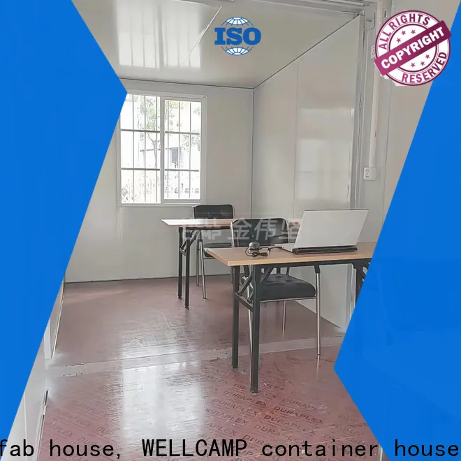 WELLCAMP, WELLCAMP prefab house, WELLCAMP container house fast install expandable container house supplier for dormitory
