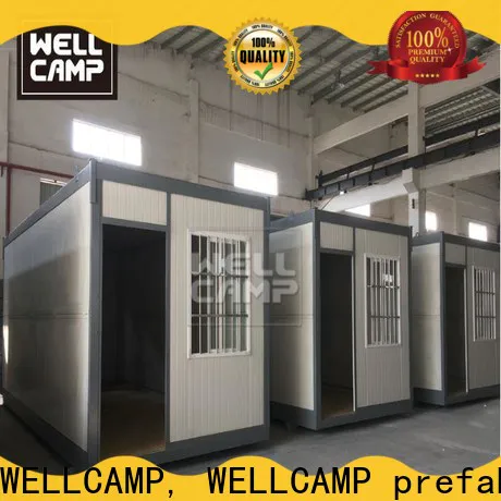 WELLCAMP, WELLCAMP prefab house, WELLCAMP container house standard container house with walkway for apartment