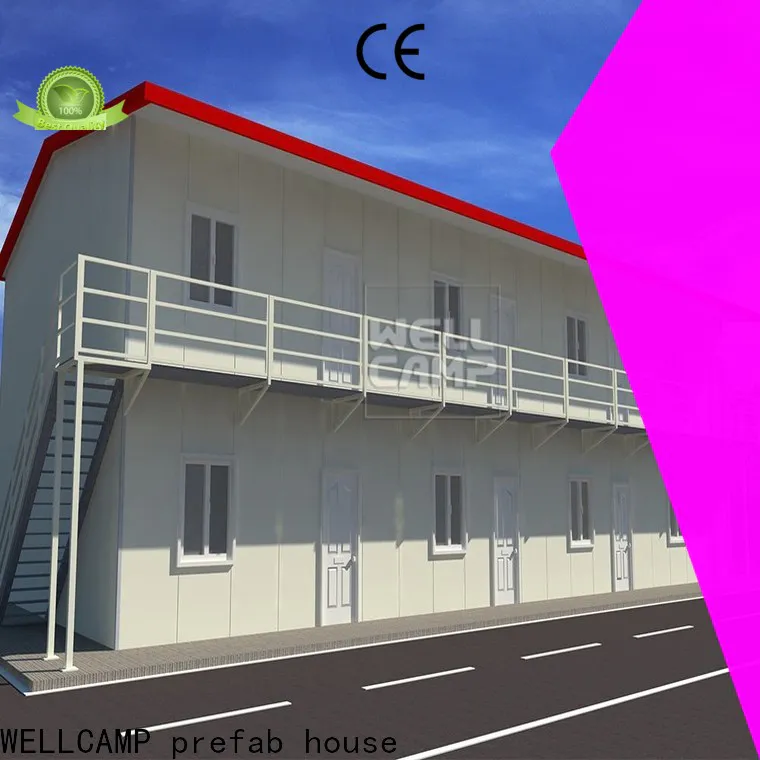 three storey T prefabricated House online for labour camp