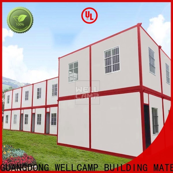 WELLCAMP, WELLCAMP prefab house, WELLCAMP container house corrugated container house project online for apartment