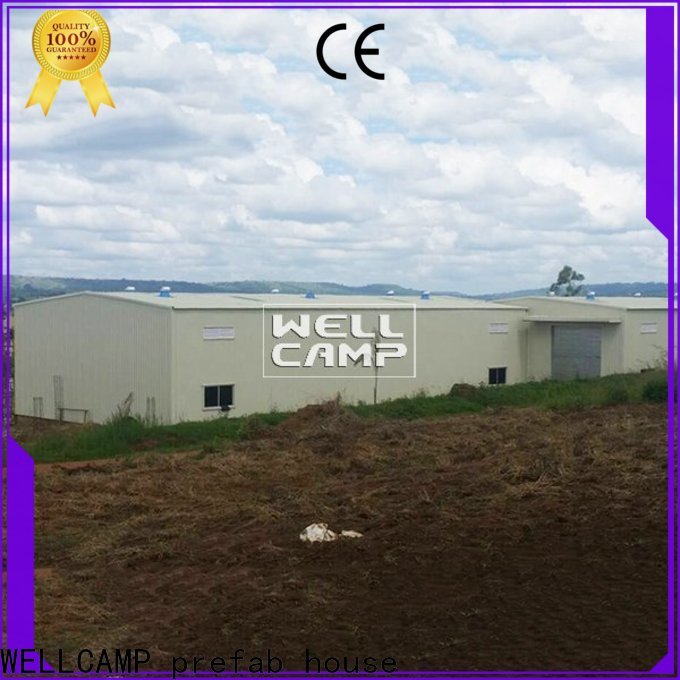 WELLCAMP, WELLCAMP prefab house, WELLCAMP container house strong prefabricated warehouse low cost for chicken shed
