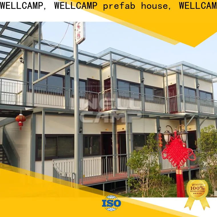 WELLCAMP, WELLCAMP prefab house, WELLCAMP container house two floor shipping crate homes in garden for sale