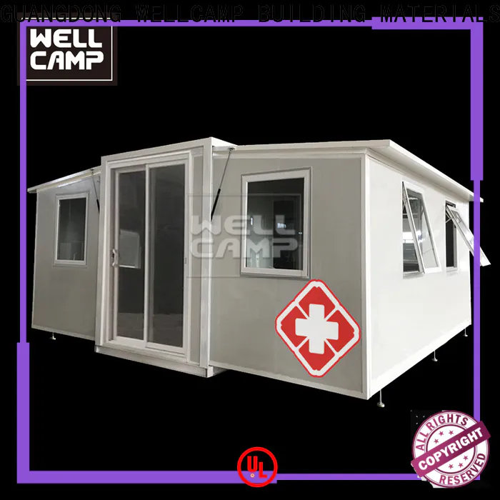 WELLCAMP, WELLCAMP prefab house, WELLCAMP container house standard container shelter with two bedroom for wedding room