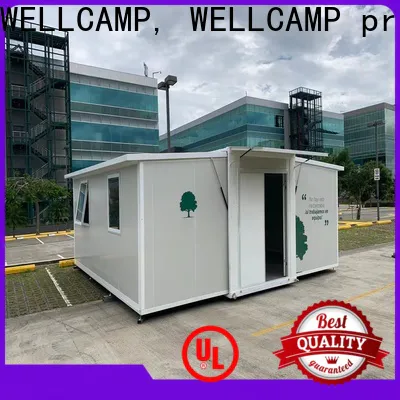 WELLCAMP, WELLCAMP prefab house, WELLCAMP container house container van house design with two bedroom for dormitory