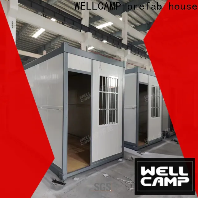 WELLCAMP, WELLCAMP prefab house, WELLCAMP container house standard detachable container house with walkway for apartment