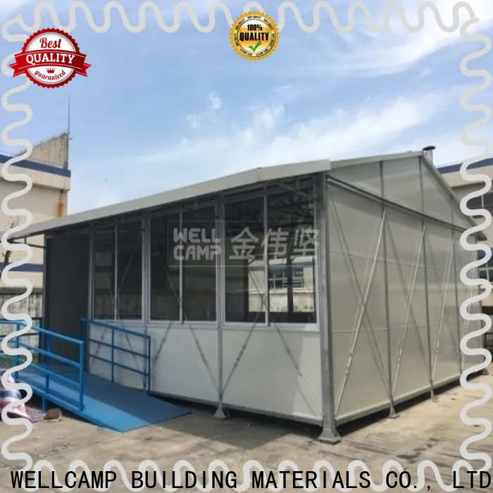 WELLCAMP, WELLCAMP prefab house, WELLCAMP container house two floor prefabricated house refugee house for labour camp
