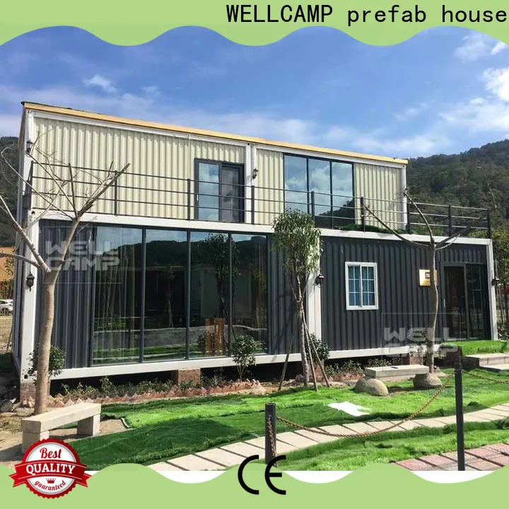 WELLCAMP, WELLCAMP prefab house, WELLCAMP container house eco friendly shipping container home designs labour camp for hotel