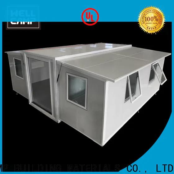 WELLCAMP, WELLCAMP prefab house, WELLCAMP container house container van house design with two bedroom for dormitory