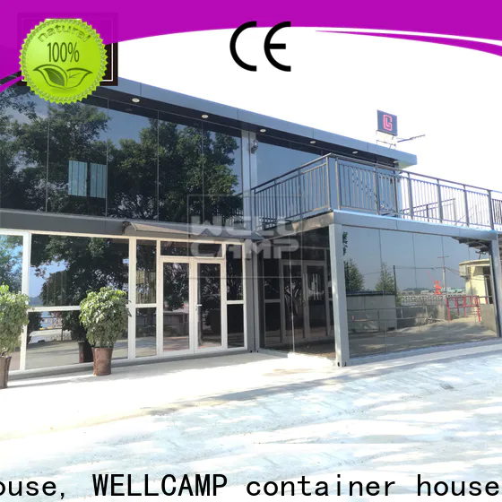WELLCAMP, WELLCAMP prefab house, WELLCAMP container house two floor luxury container homes labour camp