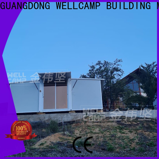 WELLCAMP, WELLCAMP prefab house, WELLCAMP container house detachable container house with walkway for living