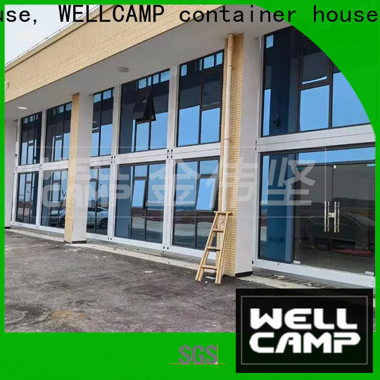WELLCAMP, WELLCAMP prefab house, WELLCAMP container house detachable container house with walkway for apartment