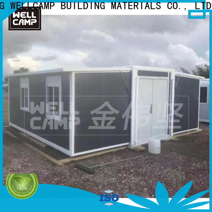 WELLCAMP, WELLCAMP prefab house, WELLCAMP container house mobile container house with walkway for office