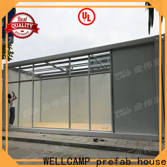 WELLCAMP, WELLCAMP prefab house, WELLCAMP container house prefab house china with walkway for sale