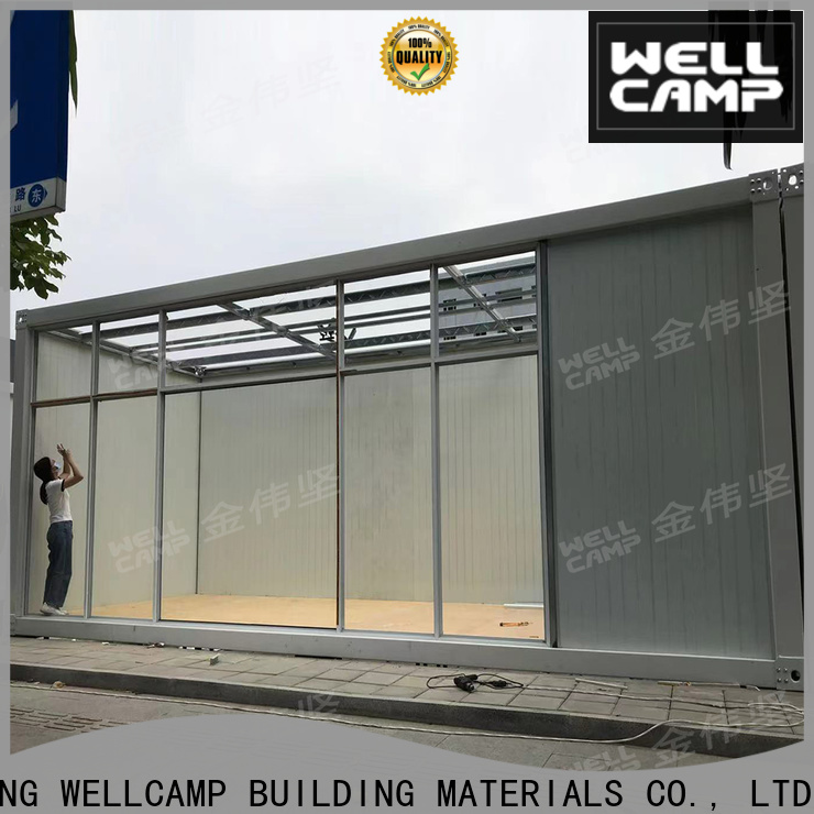 WELLCAMP, WELLCAMP prefab house, WELLCAMP container house mobile detachable container house supplier for living