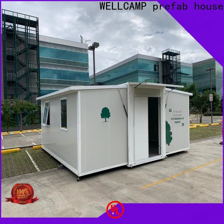 WELLCAMP, WELLCAMP prefab house, WELLCAMP container house fast install container van house design with two bedroom for wedding room