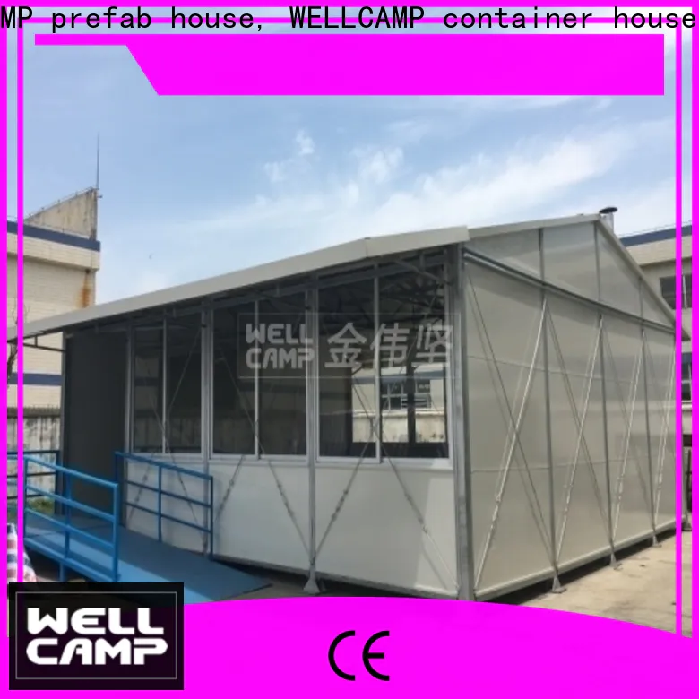 WELLCAMP, WELLCAMP prefab house, WELLCAMP container house pitch prefab homes home for labour camp
