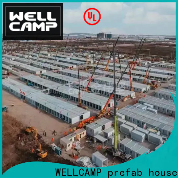 WELLCAMP, WELLCAMP prefab house, WELLCAMP container house cargo house with walkway for sale