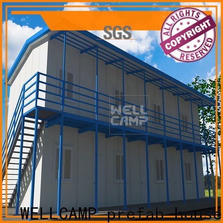 WELLCAMP, WELLCAMP prefab house, WELLCAMP container house economic T prefabricated House classroom for labour camp