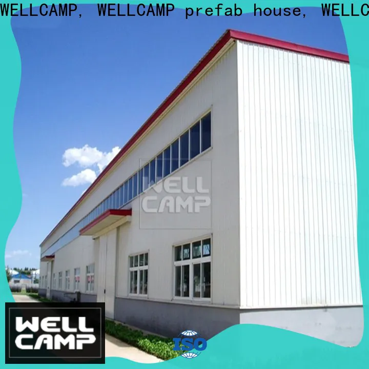 WELLCAMP, WELLCAMP prefab house, WELLCAMP container house frame steel workshop low cost