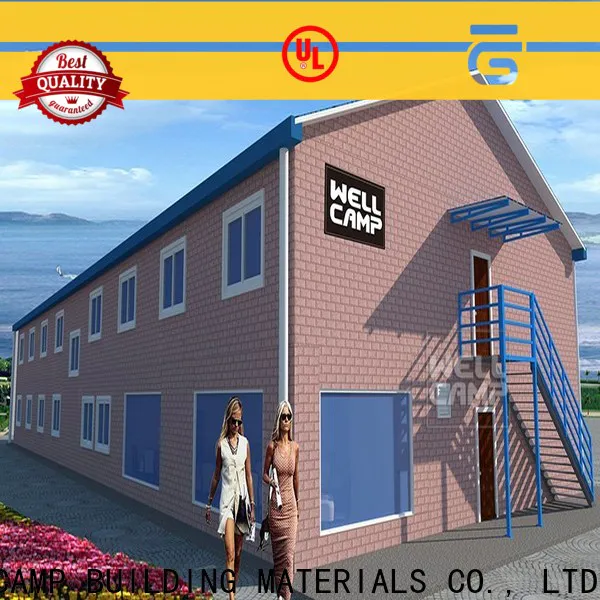 WELLCAMP, WELLCAMP prefab house, WELLCAMP container house concrete modular house supplier for restaurant