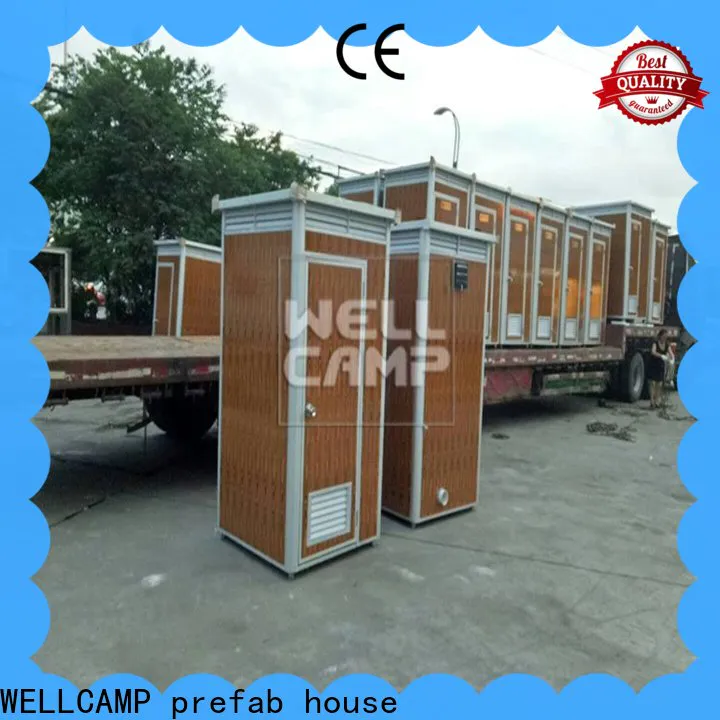 WELLCAMP, WELLCAMP prefab house, WELLCAMP container house aluminum portable toilets for sale public toilet wholesale