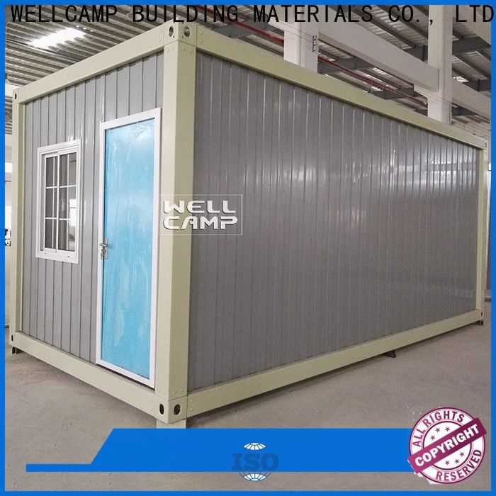 WELLCAMP, WELLCAMP prefab house, WELLCAMP container house corrugated steel container houses supplier for living