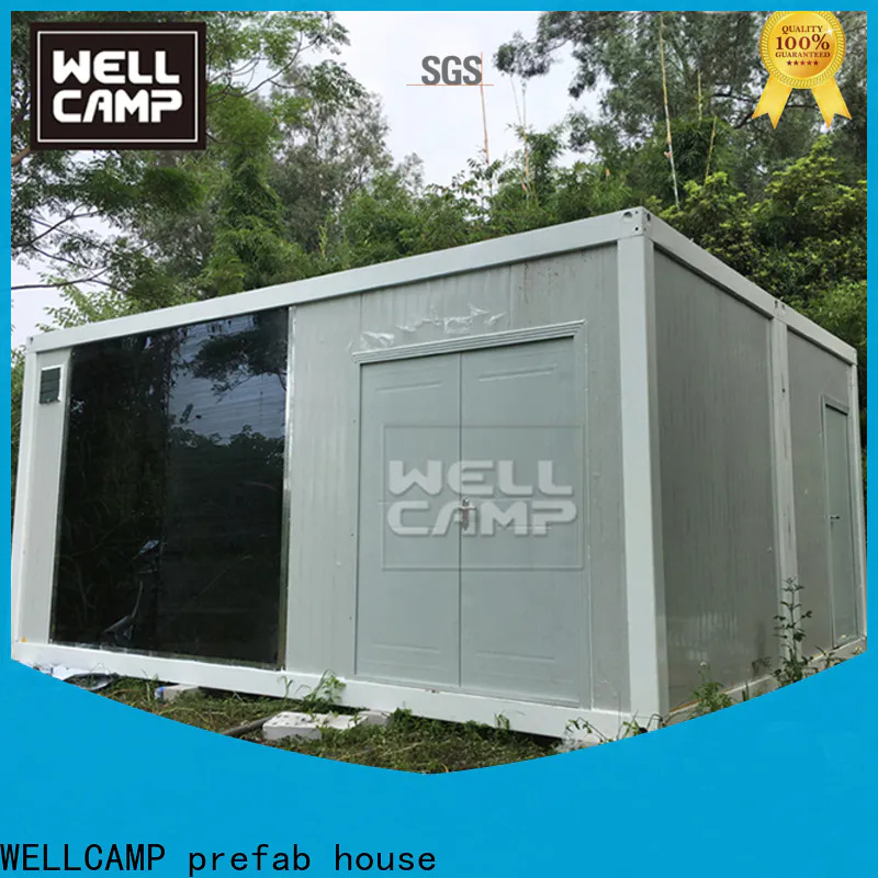 WELLCAMP, WELLCAMP prefab house, WELLCAMP container house completed shipping container house floor plans with walkway for sale