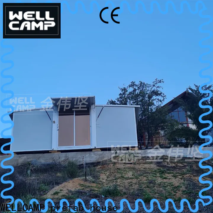 WELLCAMP, WELLCAMP prefab house, WELLCAMP container house mobile container house with walkway for living