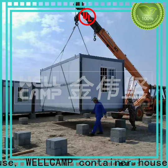 detachable prefabricated houses with walkway for apartment