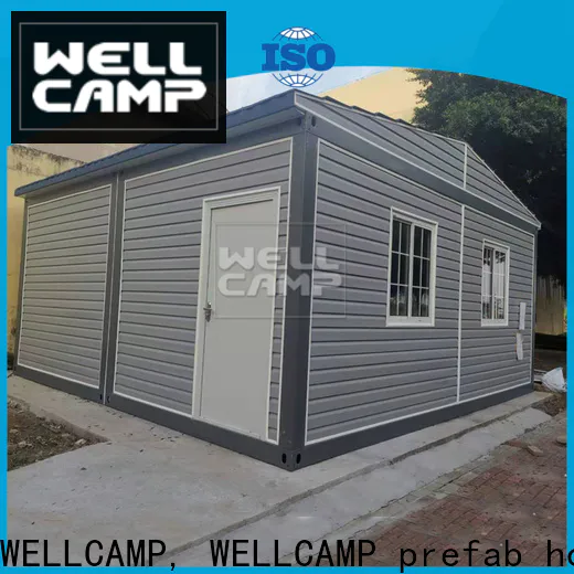 WELLCAMP, WELLCAMP prefab house, WELLCAMP container house big size container house with walkway for dormitory