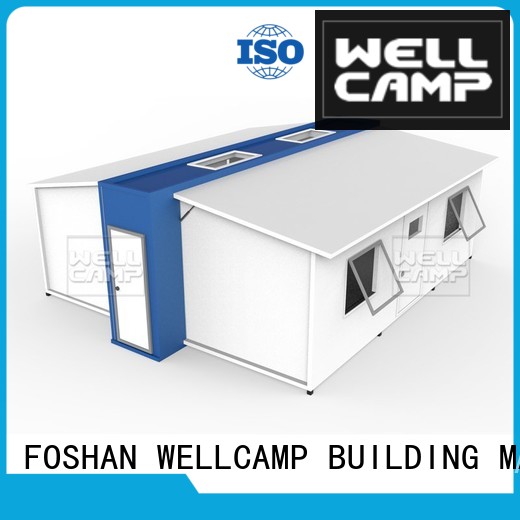 Custom expandable container house WELLCAMP, WELLCAMP prefab house, WELLCAMP container house
