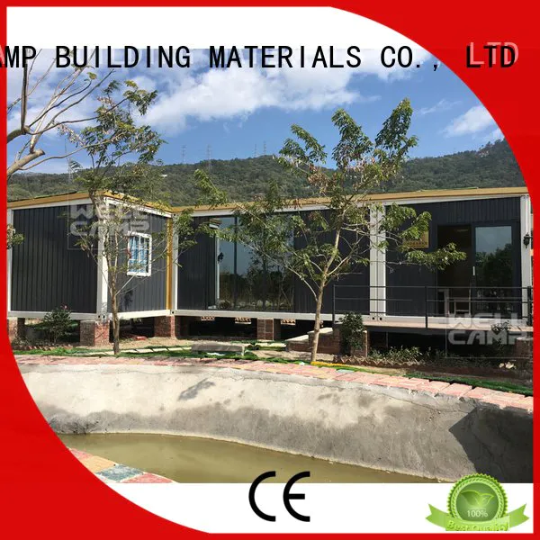 low ecofriendly container cost WELLCAMP, WELLCAMP prefab house, WELLCAMP container house luxury living container villa suppliers