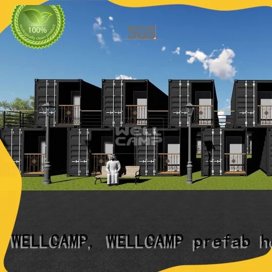 WELLCAMP, WELLCAMP prefab house, WELLCAMP container house portable houses built from shipping containers best for hotel