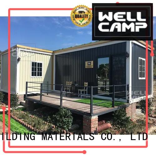 premade steel wellcamp c2 luxury living container villa suppliers WELLCAMP, WELLCAMP prefab house, WELLCAMP container house