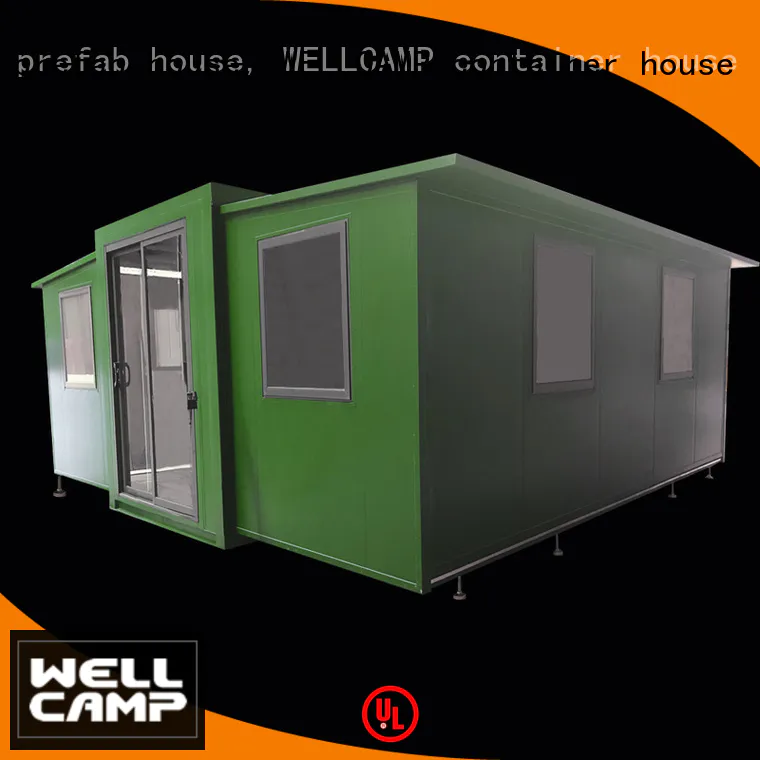 WELLCAMP, WELLCAMP prefab house, WELLCAMP container house standard expandable container house supplier for living