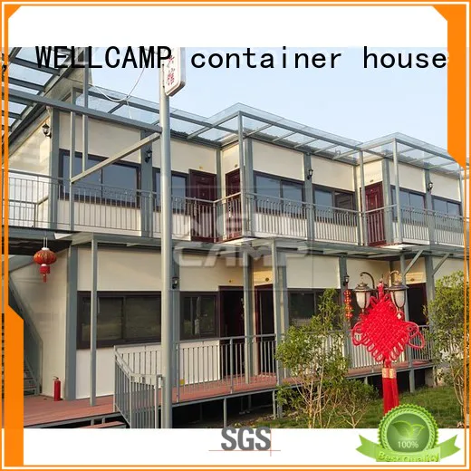 WELLCAMP, WELLCAMP prefab house, WELLCAMP container house china luxury living container villa in garden