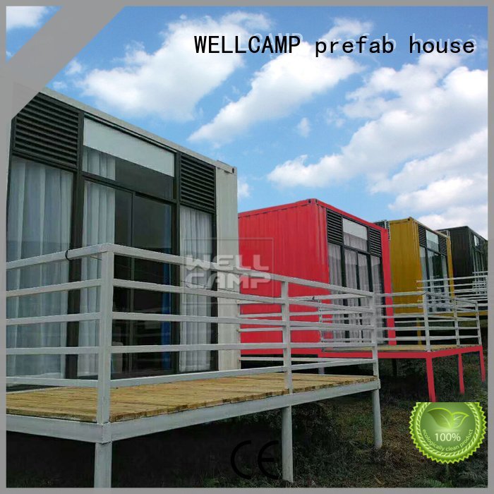 Aluminum sliding modern shipping container houseWELLCAMP, WELLCAMP prefab house, WELLCAMP container house Brand