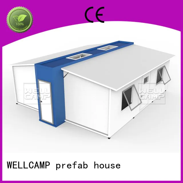 WELLCAMP, WELLCAMP prefab house, WELLCAMP container house expandable shelter