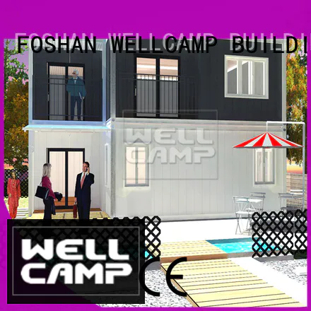 house customized light steel villa folding c2 WELLCAMP, WELLCAMP prefab house, WELLCAMP container house Brand