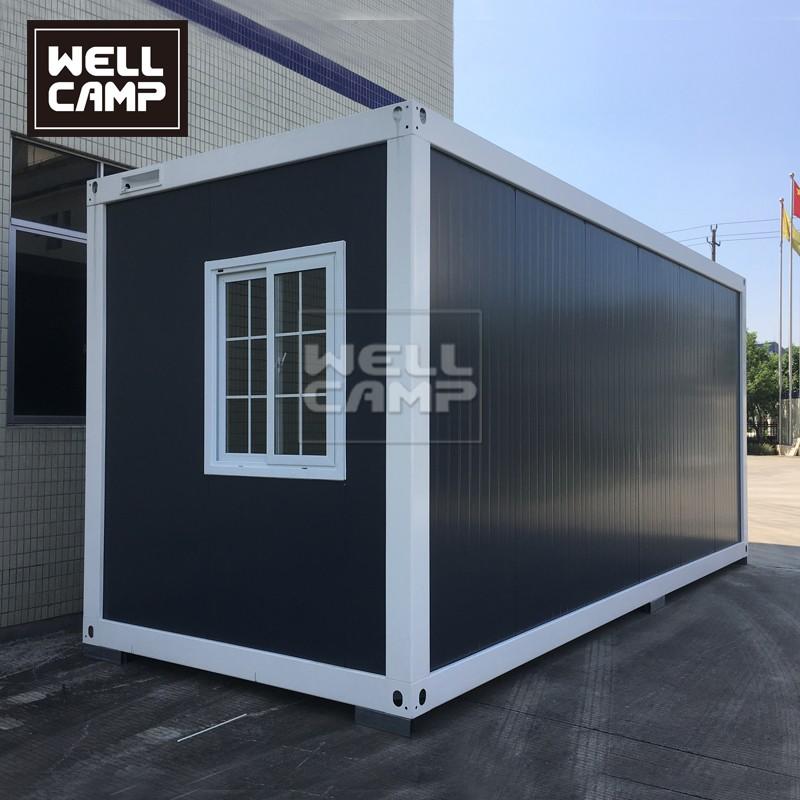 WELLCAMP, WELLCAMP prefab house, WELLCAMP container house two glass flat pack shipping container for sale-3