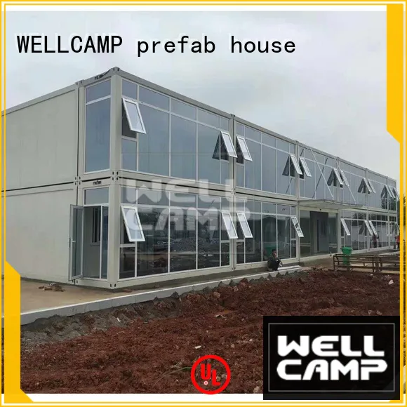 WELLCAMP, WELLCAMP prefab house, WELLCAMP container house crate homes manufacturer for office