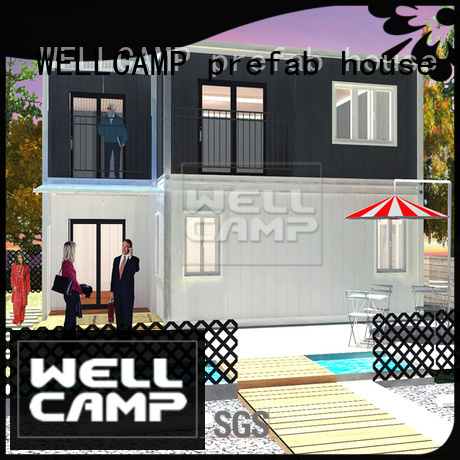 WELLCAMP, WELLCAMP prefab house, WELLCAMP container house Brand light house cost custom customized light steel villa