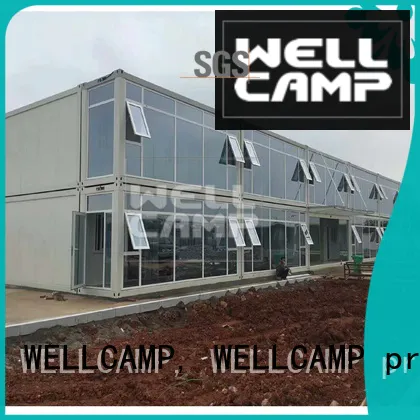 WELLCAMP, WELLCAMP prefab house, WELLCAMP container house Brand wool panel container flat pack container house